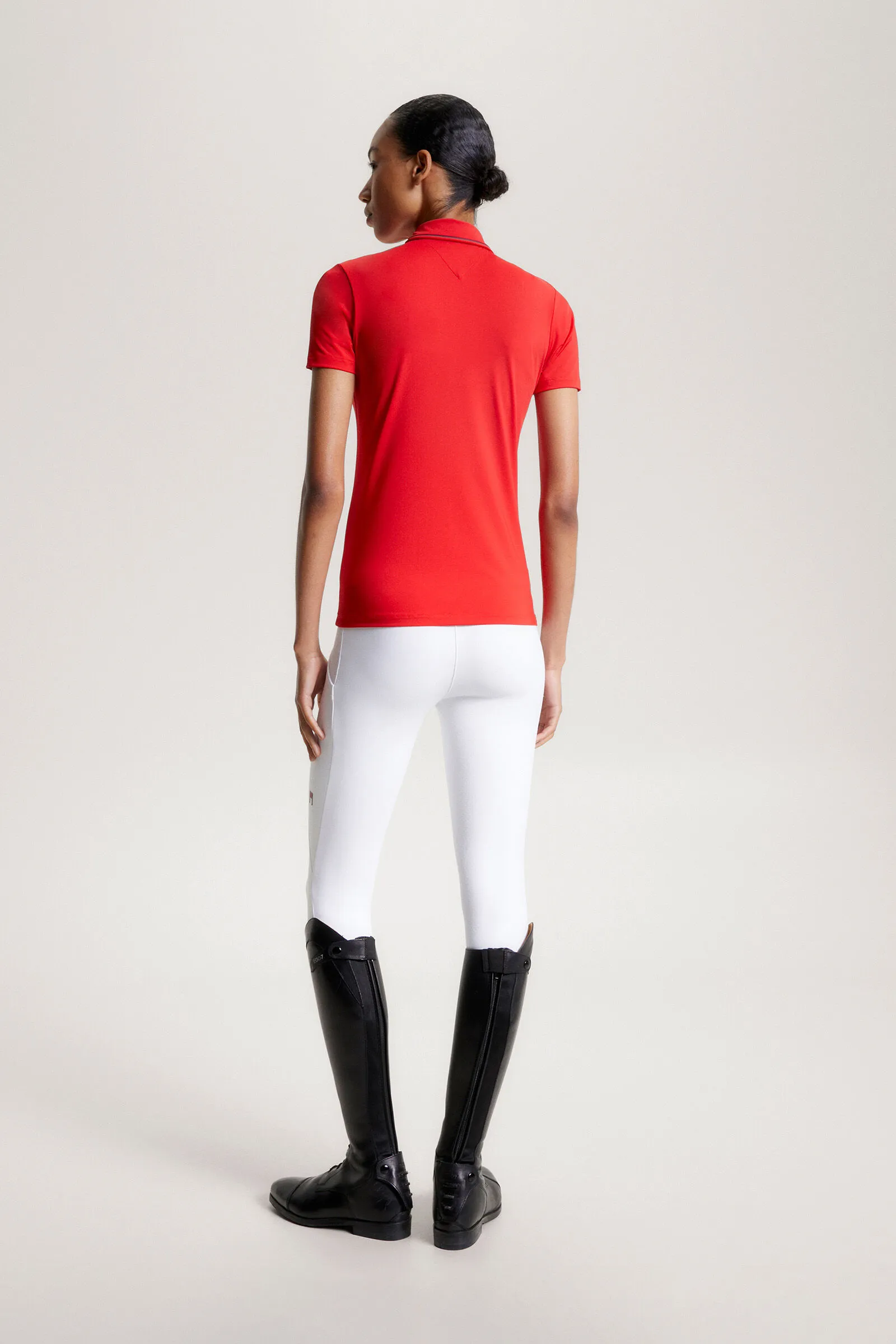 Tommy Hilfiger Equestrian Harlem Polo Shirt met korte mouwen en logo