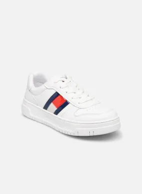      Tommy Hilfiger Flag Low Cut Lace-Up - Wit   