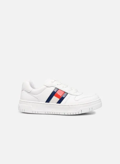      TOMMY HILFIGER FLAG LOW CUT LACEUP  WIT   