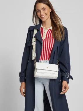 Tommy Hilfiger Handtas met labelapplicatie, model 'Joy' in offwhite