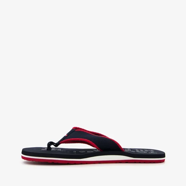 Tommy Hilfiger heren teenslippers zwart/rood