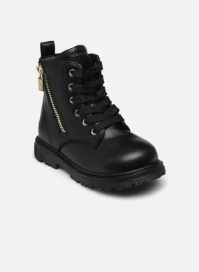      Tommy Hilfiger Lace-Up Bootie B - Zwart   