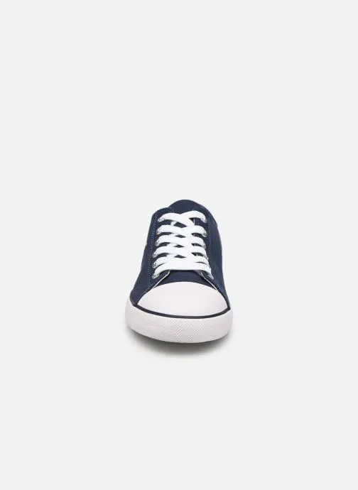      TOMMY HILFIGER LOW CUT LACEUP SNEAKER  BLAUW   