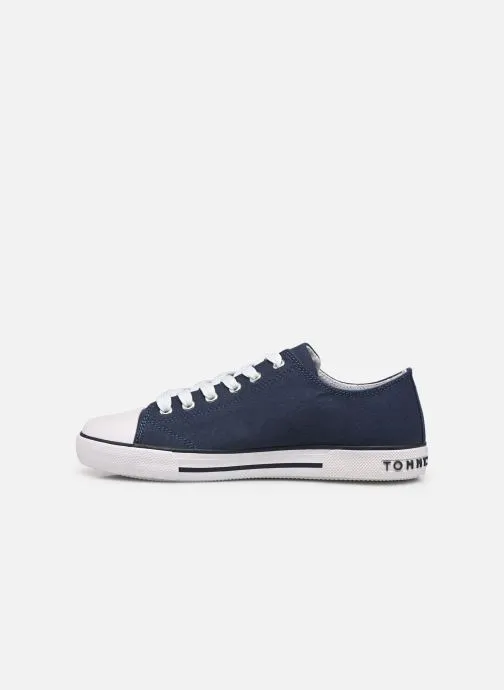      TOMMY HILFIGER LOW CUT LACEUP SNEAKER  BLAUW   