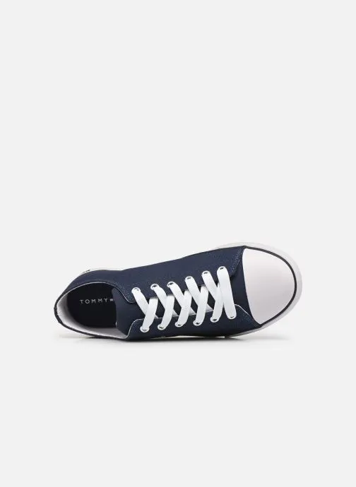      TOMMY HILFIGER LOW CUT LACEUP SNEAKER  BLAUW   