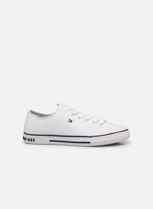      TOMMY HILFIGER LOW CUT LACEUP SNEAKER  WIT   