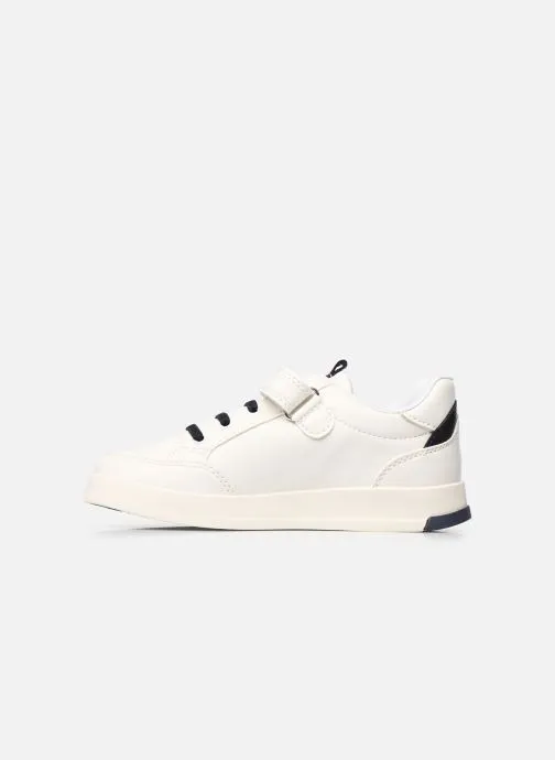      TOMMY HILFIGER LOW CUT LACEUP/VELCRO SNEAKER  WIT   