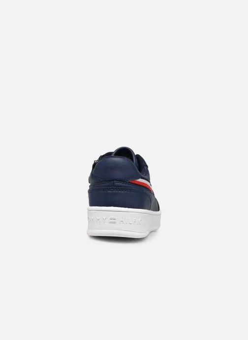      TOMMY HILFIGER STRIPES LOW CUT LACEUP  BLAUW   