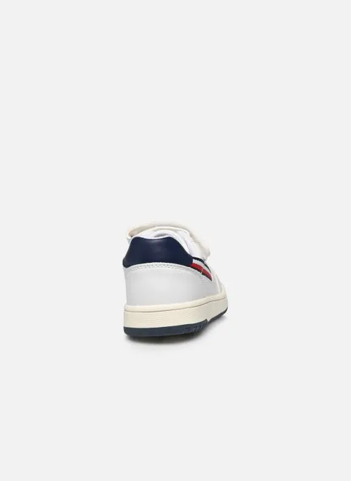      TOMMY HILFIGER STRIPES LOW CUT LACEUP  WIT   