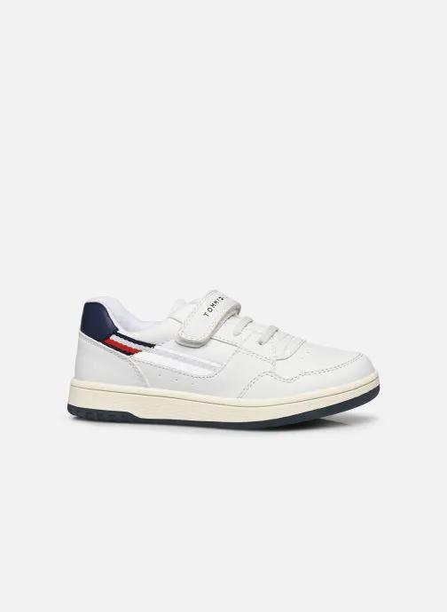      TOMMY HILFIGER STRIPES LOW CUT LACEUP  WIT   