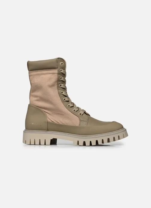      TOMMY HILFIGER TH CASUAL LACE UP BOOT  BEIGE   