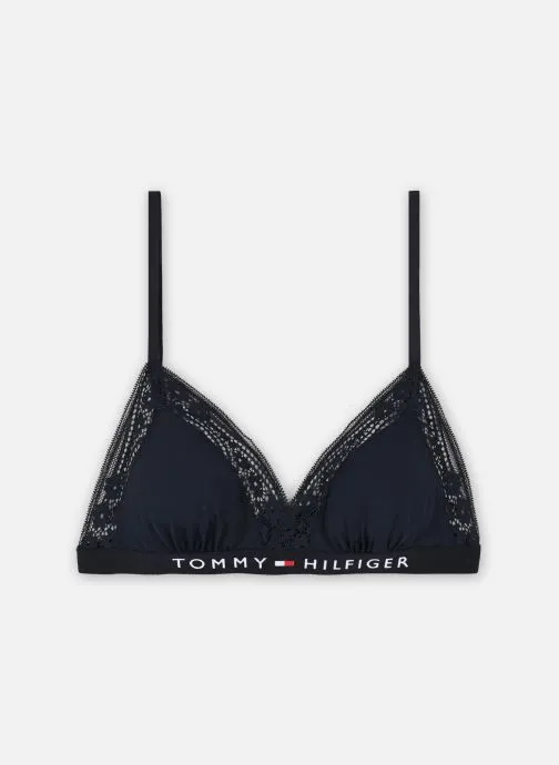      TOMMY HILFIGER UNLINED LACE TRIANGLE  BLAUW   