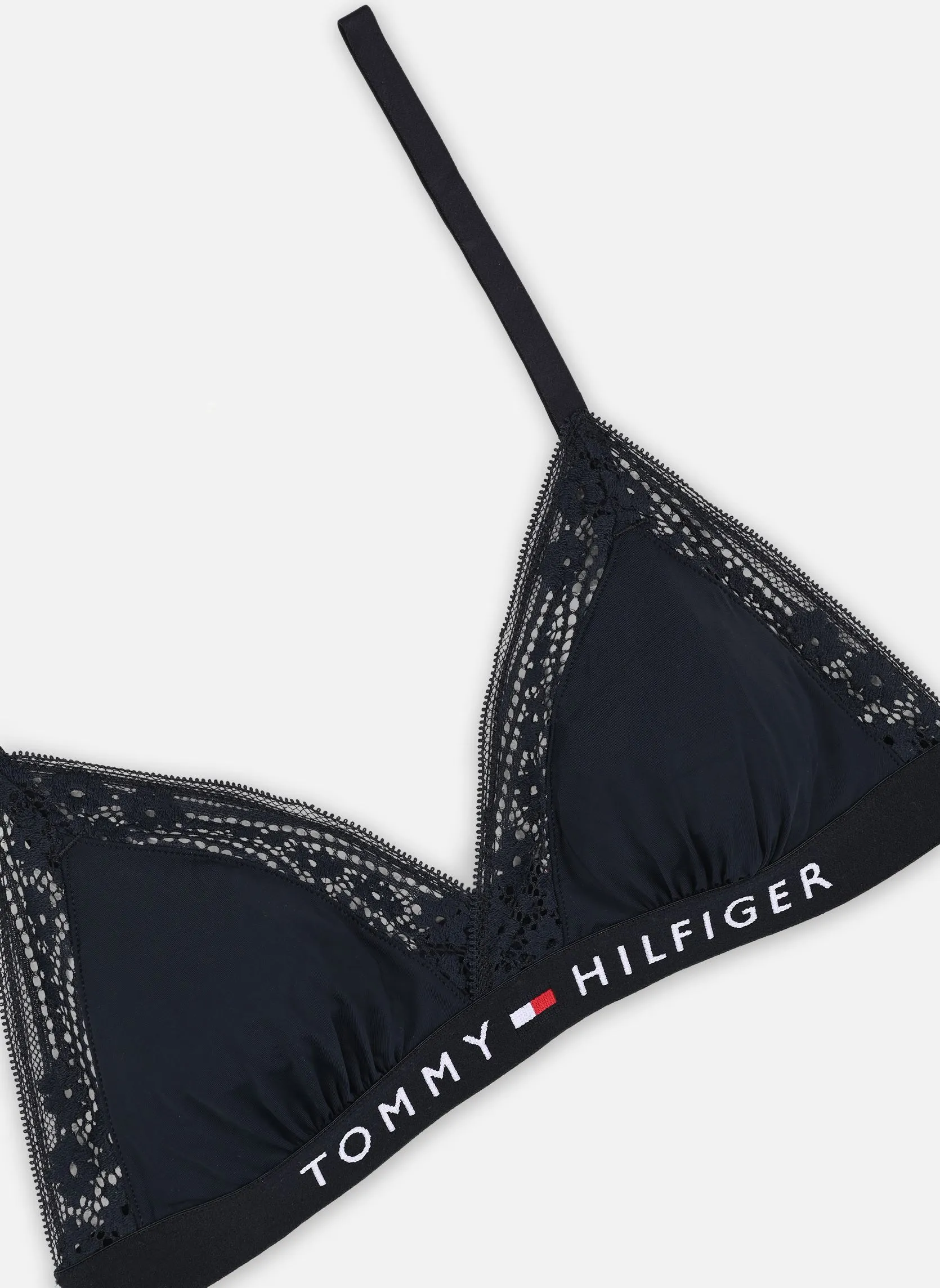      TOMMY HILFIGER UNLINED LACE TRIANGLE  BLAUW   