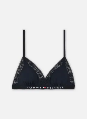      Tommy Hilfiger Unlined Lace Triangle - Blauw   