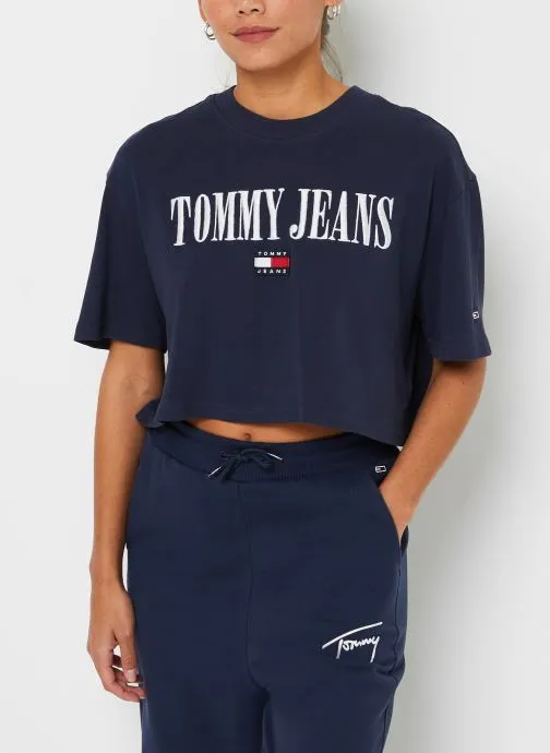      TOMMY JEANS TJW CRP ARCHIVE 2 TEE  BLAUW   