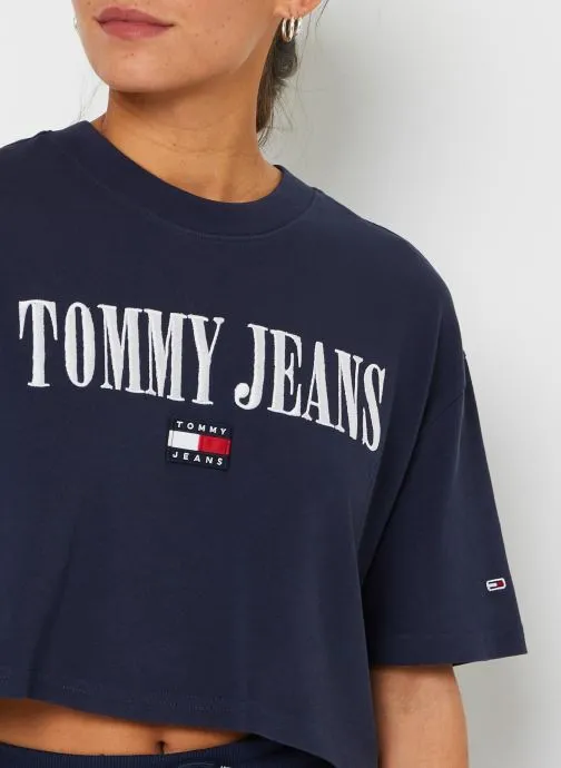      TOMMY JEANS TJW CRP ARCHIVE 2 TEE  BLAUW   