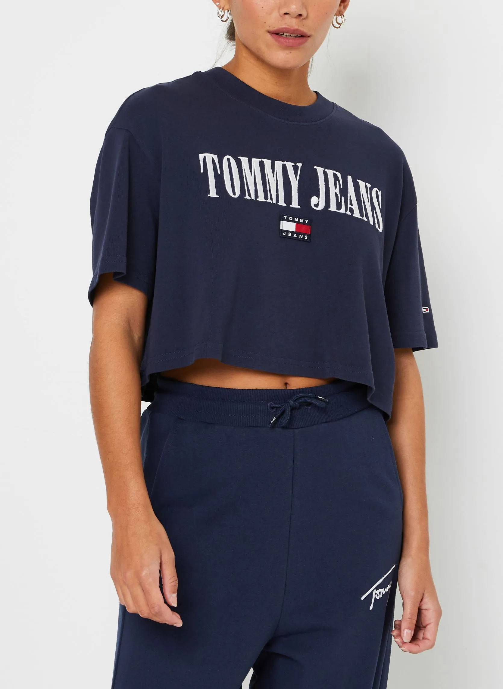      TOMMY JEANS TJW CRP ARCHIVE 2 TEE  BLAUW   