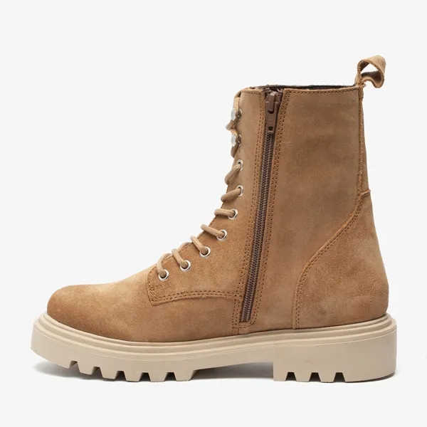 TwoDay suede dames veterboots