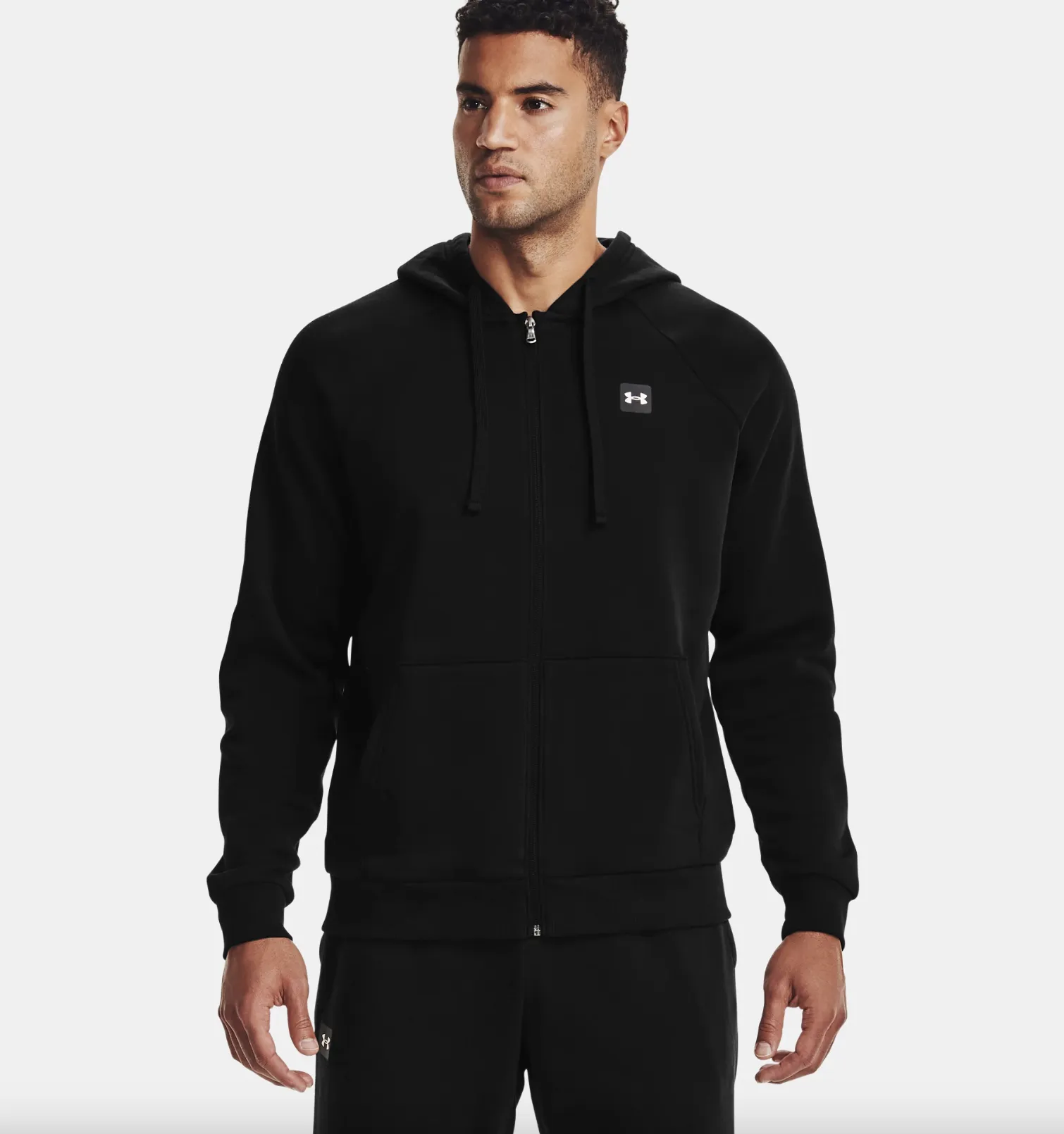 Under Armour Fleece Vest met Hoodie Zwart