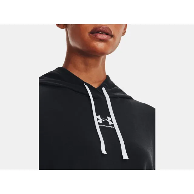 UNDER ARMOUR RIVAL TERRY HOODIEBLK 1369855001