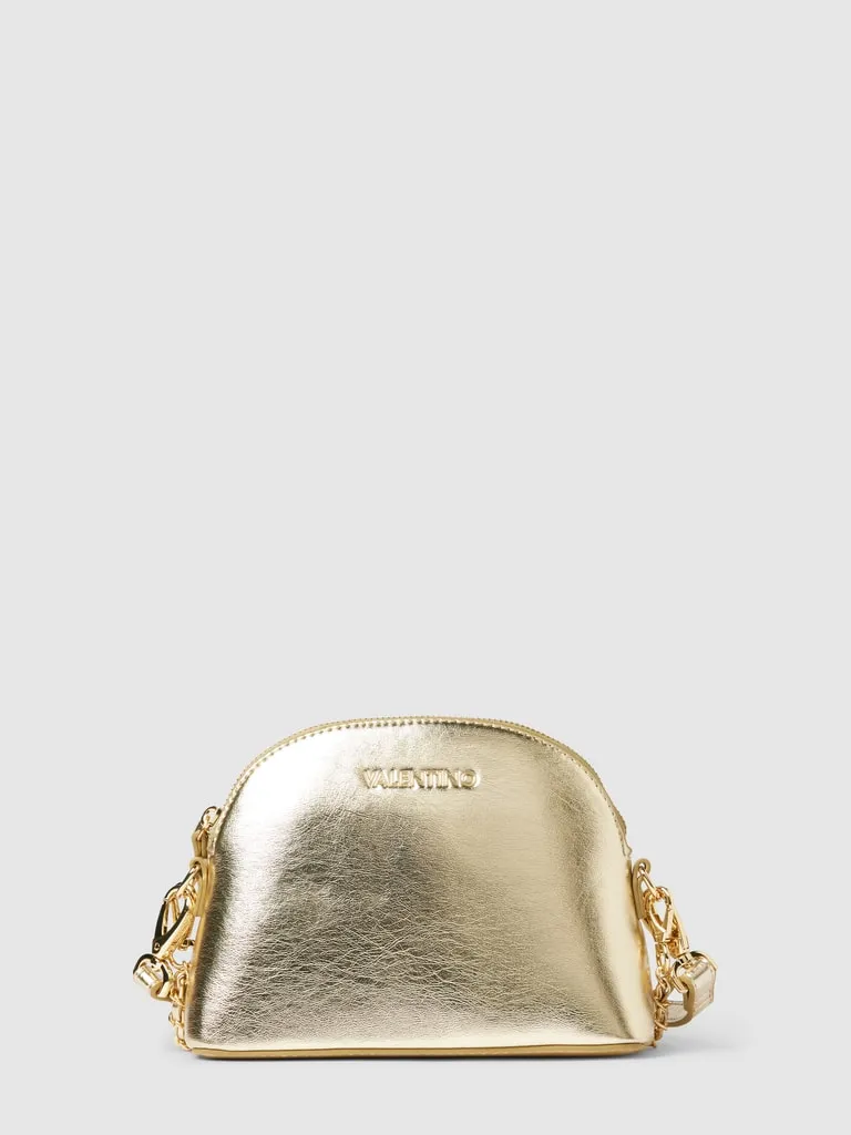 VALENTINO BAGS Handtas met afneembare schouderband, model 'MAYFAIR' in goud gemêleerd