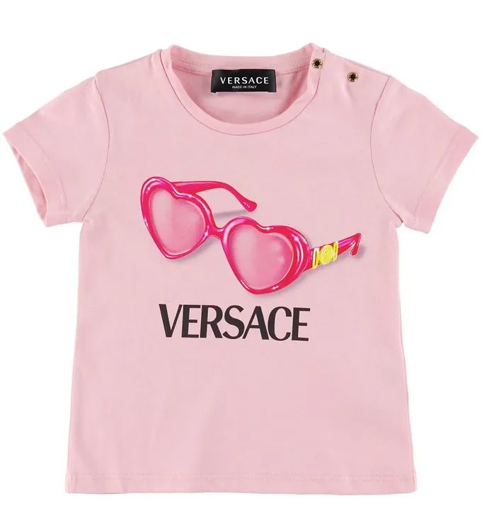 VERSACE TSHIRT  ROZE M. ZONNEBRIL