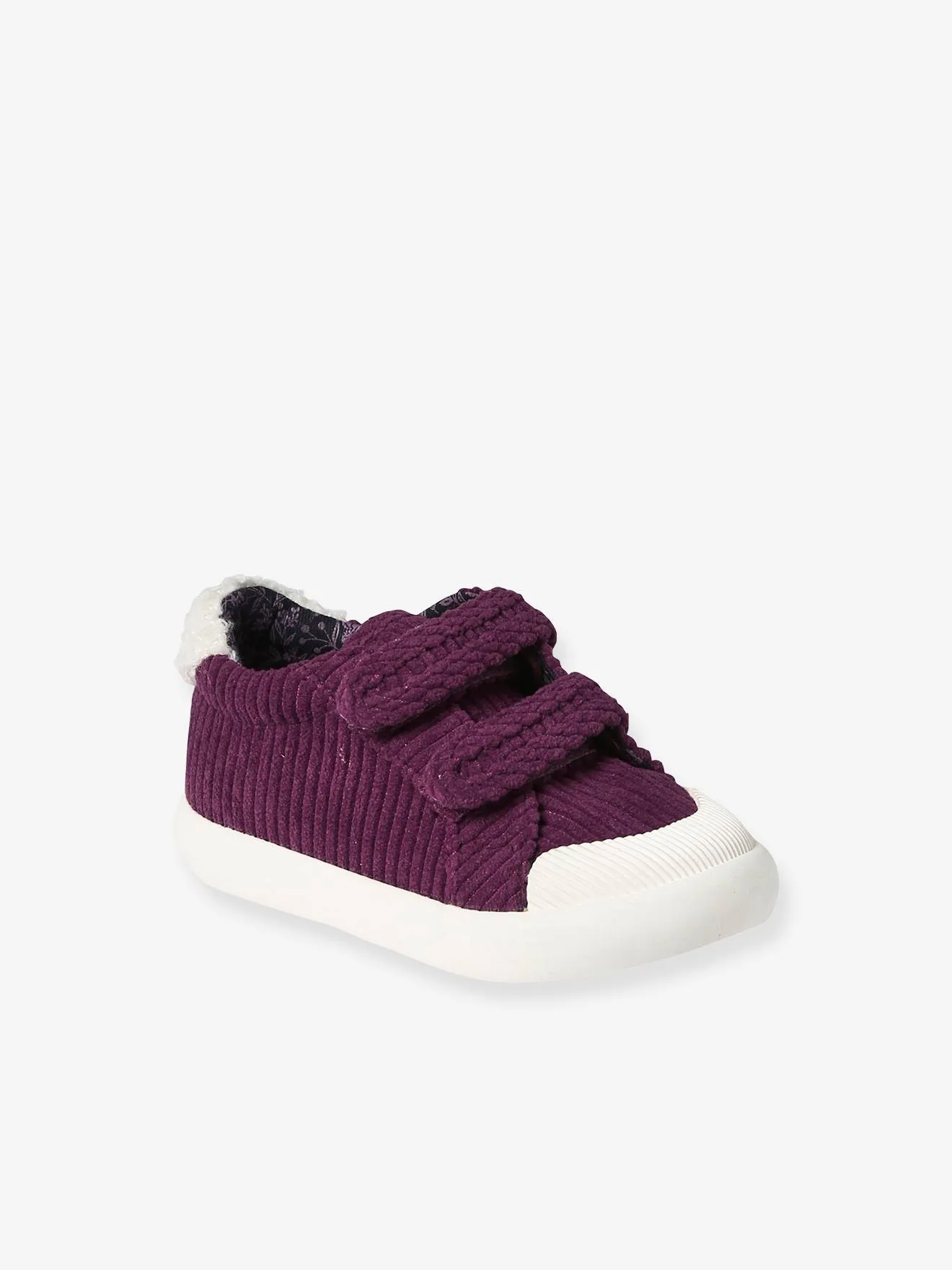 VERTBAUDET  TEXTIELEN SNEAKERS MET KLITTENBAND VOOR BABY  MARINEBLAUW