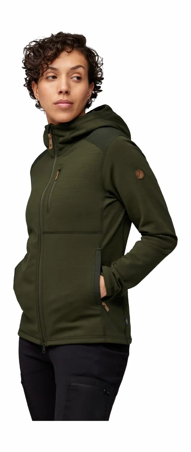 Vest Fjällräven Women Keb Fleece Hoodie Mesa Purple