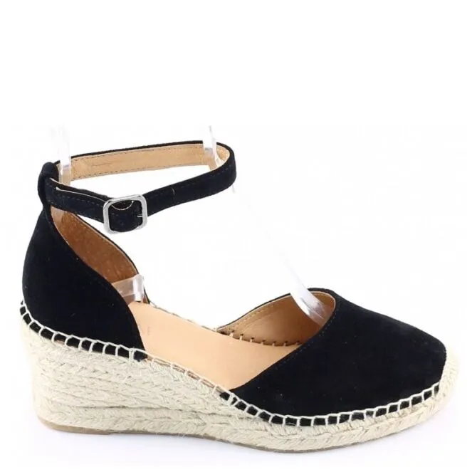 Via Vai 58122 Flora Espadrilles Zwart