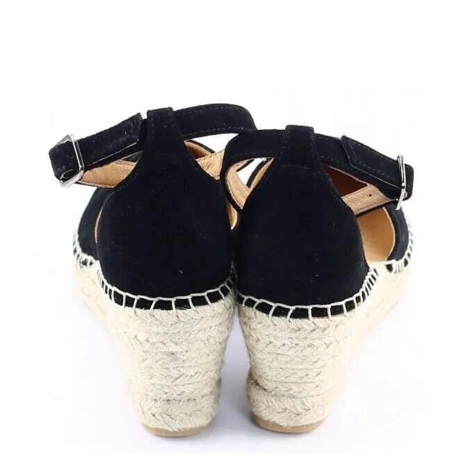 Via Vai 58122 Flora Espadrilles Zwart