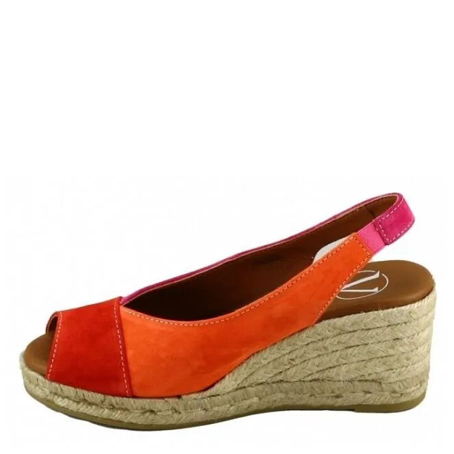 Viguera 2149 Espadrilles Rood