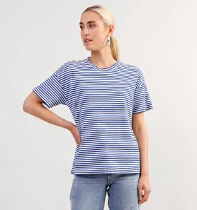 Vila T-shirt blauw