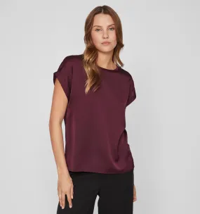 Vila T-shirt bordeaux