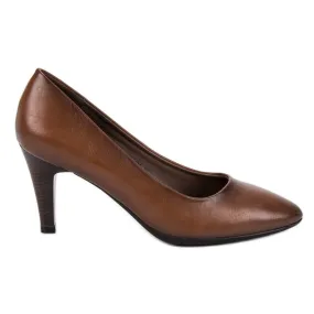 Vinceza Klassieke bruine pumps