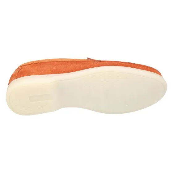 Vittoria Mengoni 9347 Mocassin oranje cocco suede