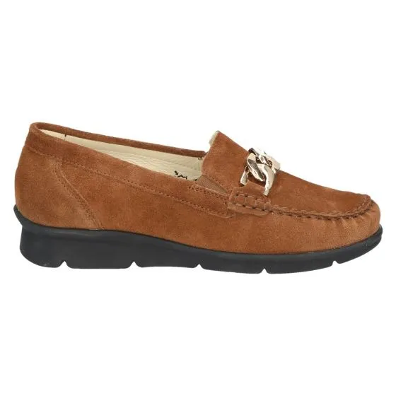 WALDLAUFER 693503 KINGA MOCASSIN ORDER COGNAC SUEDE