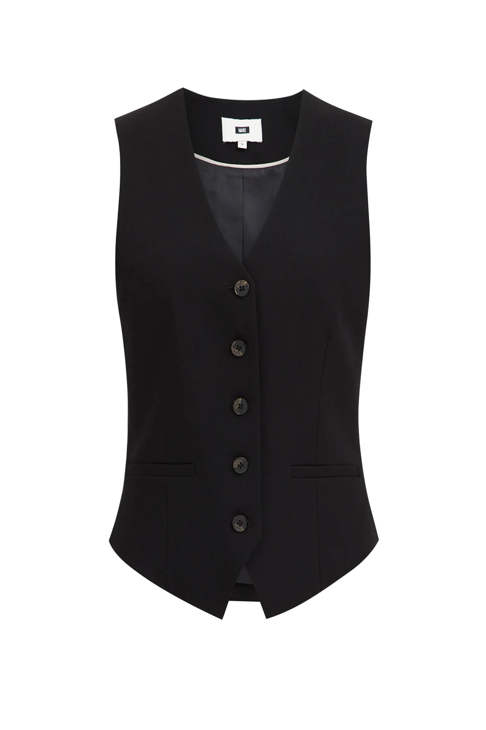 WE Fashion gilet zwart  