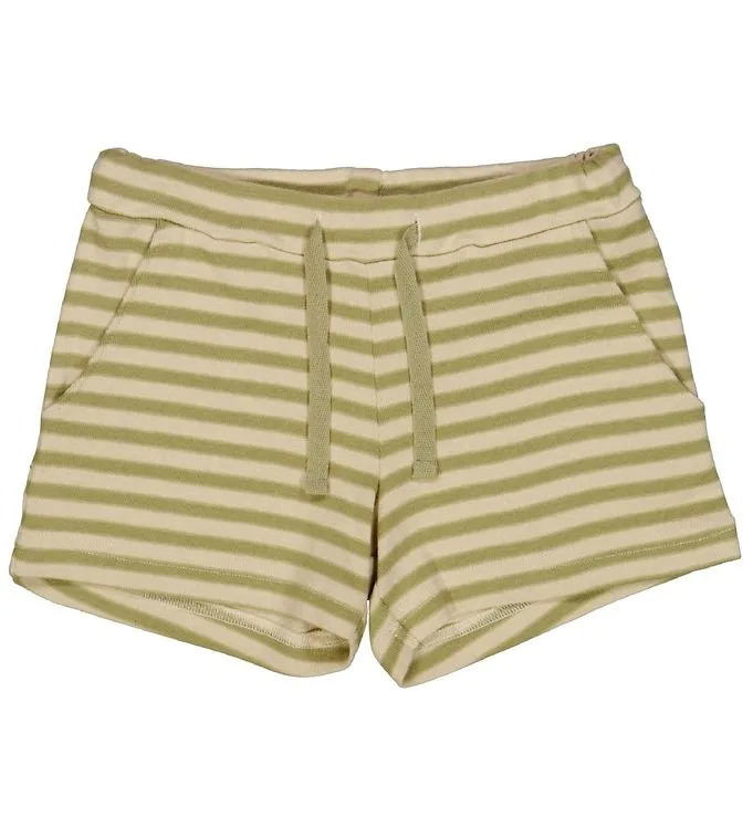 WHEAT SHORTS  WALDER  GREEN STRIPE