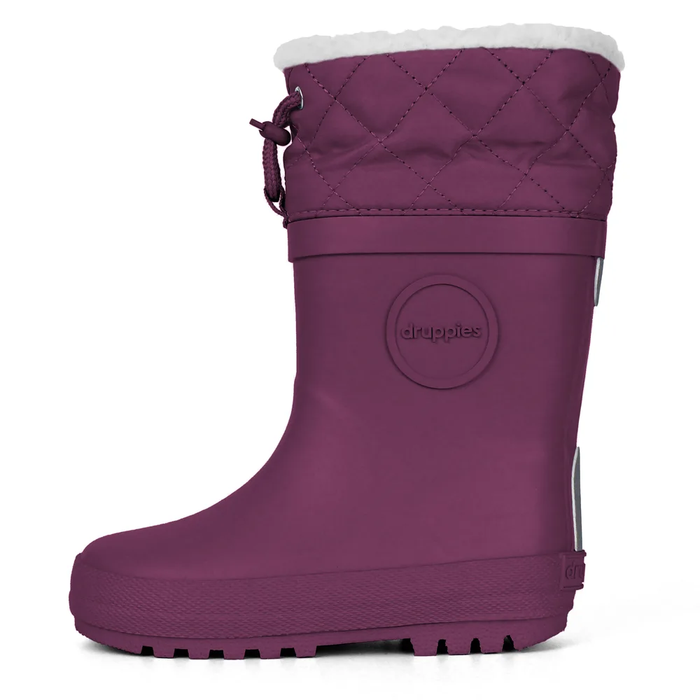 winter boot royal purple