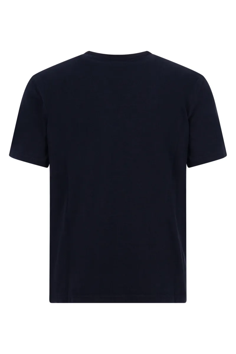 WOOLRICH TSHIRT GRAPHIC PATCH TEE BLAUW