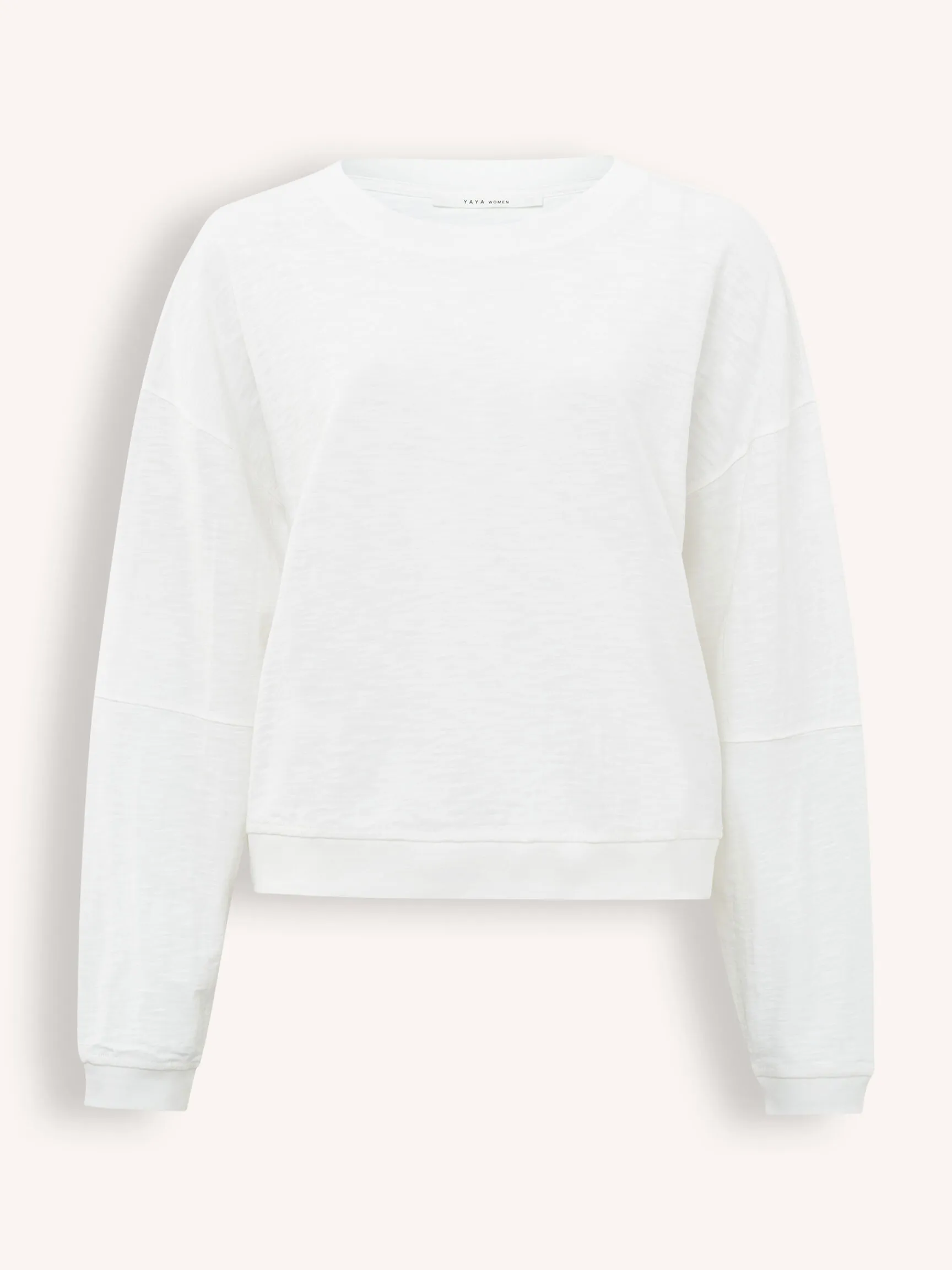 Yaya Katoenen slub sweater