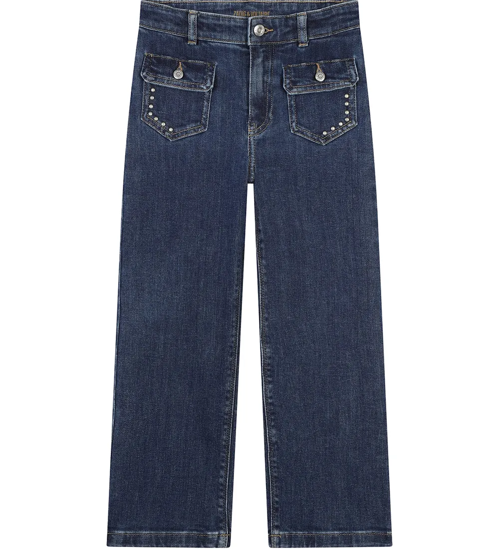 ZADIG & VOLTAIRE JEANS  DUBBEL STONE/PENSEEL