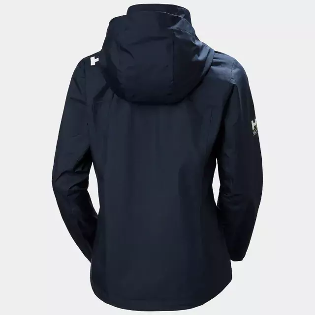 ZEILJACK 2.0 VOOR DAMES MET RONDE HALS EN CAPUCHON KLEUR 597 NAVY MAAT M