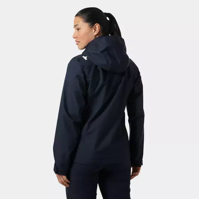 ZEILJACK 2.0 VOOR DAMES MET RONDE HALS EN CAPUCHON KLEUR 597 NAVY MAAT M