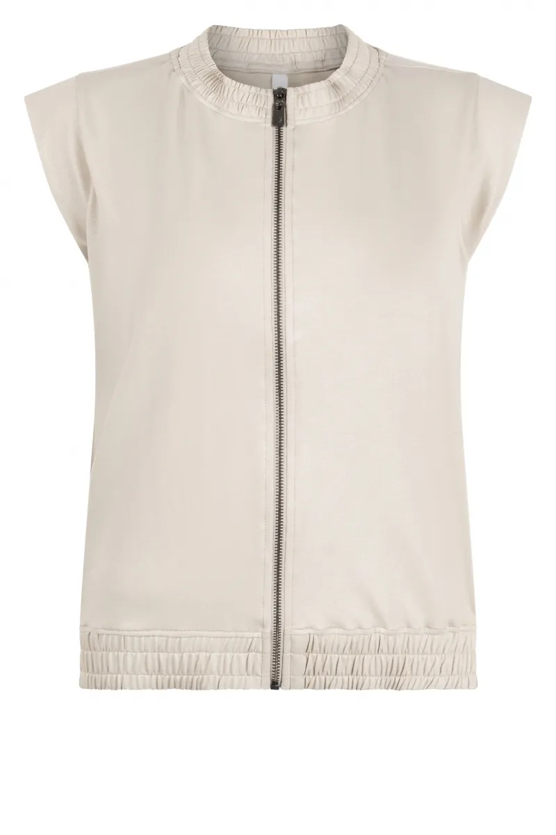 Zoso Bianca Gilet Coated – Sand