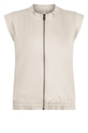 Zoso Bianca Gilet Coated – Sand