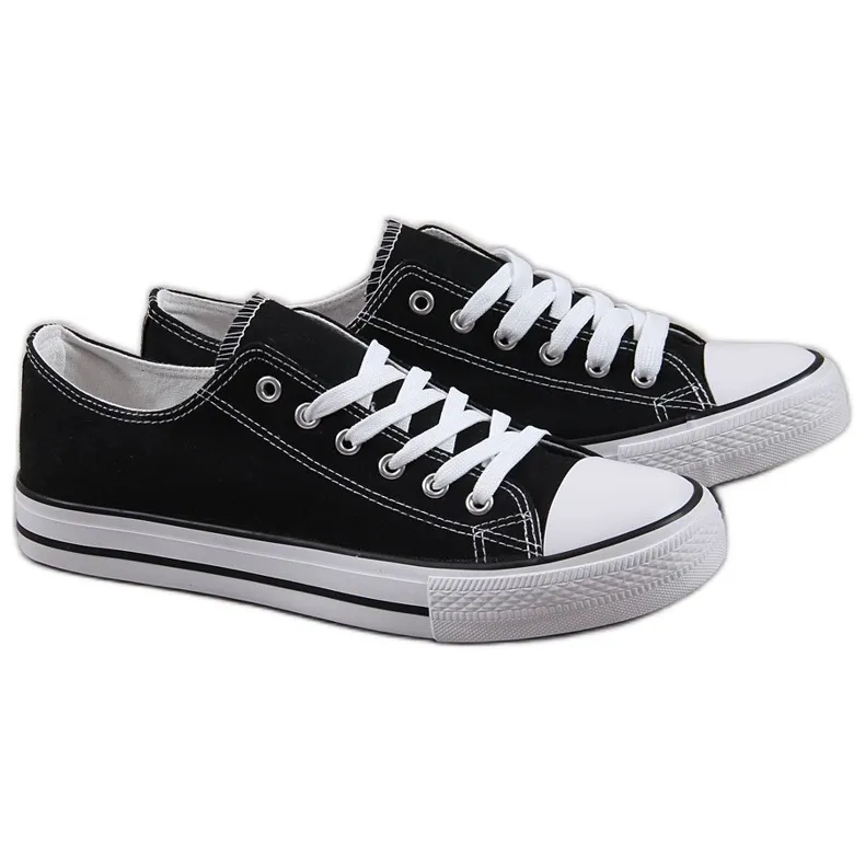 Zwarte Atletico lage sneakers voor heren