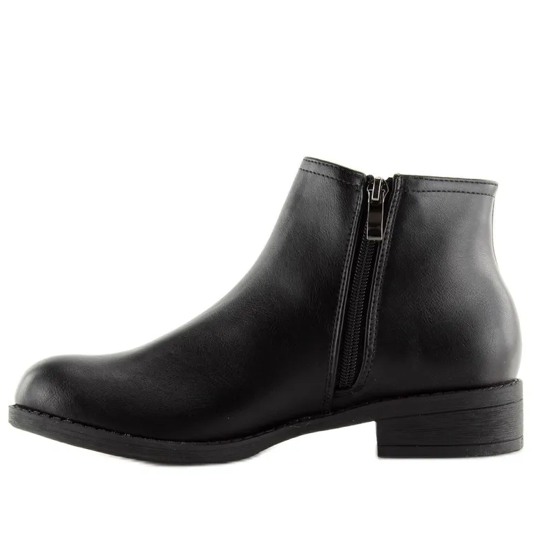 ZWARTE CHELSEA BOOTS VOOR DAMES CH89 ZWART