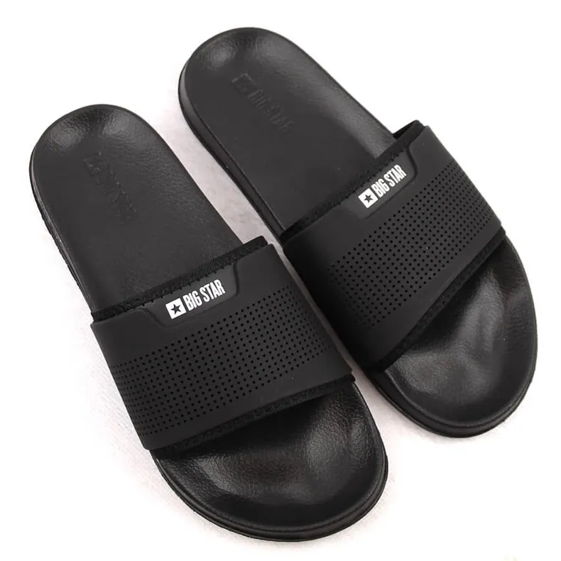 Zwarte sportslippers Big Star NN174694 voor heren