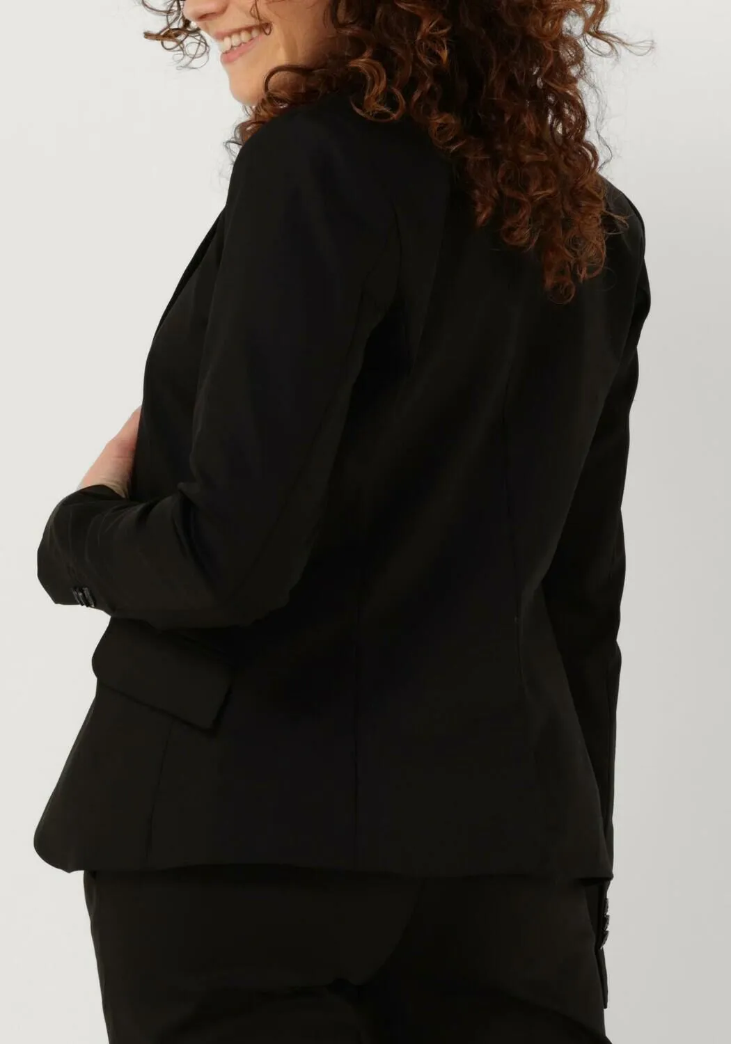 zwarte summum blazer blazer classic stretch (1s100)